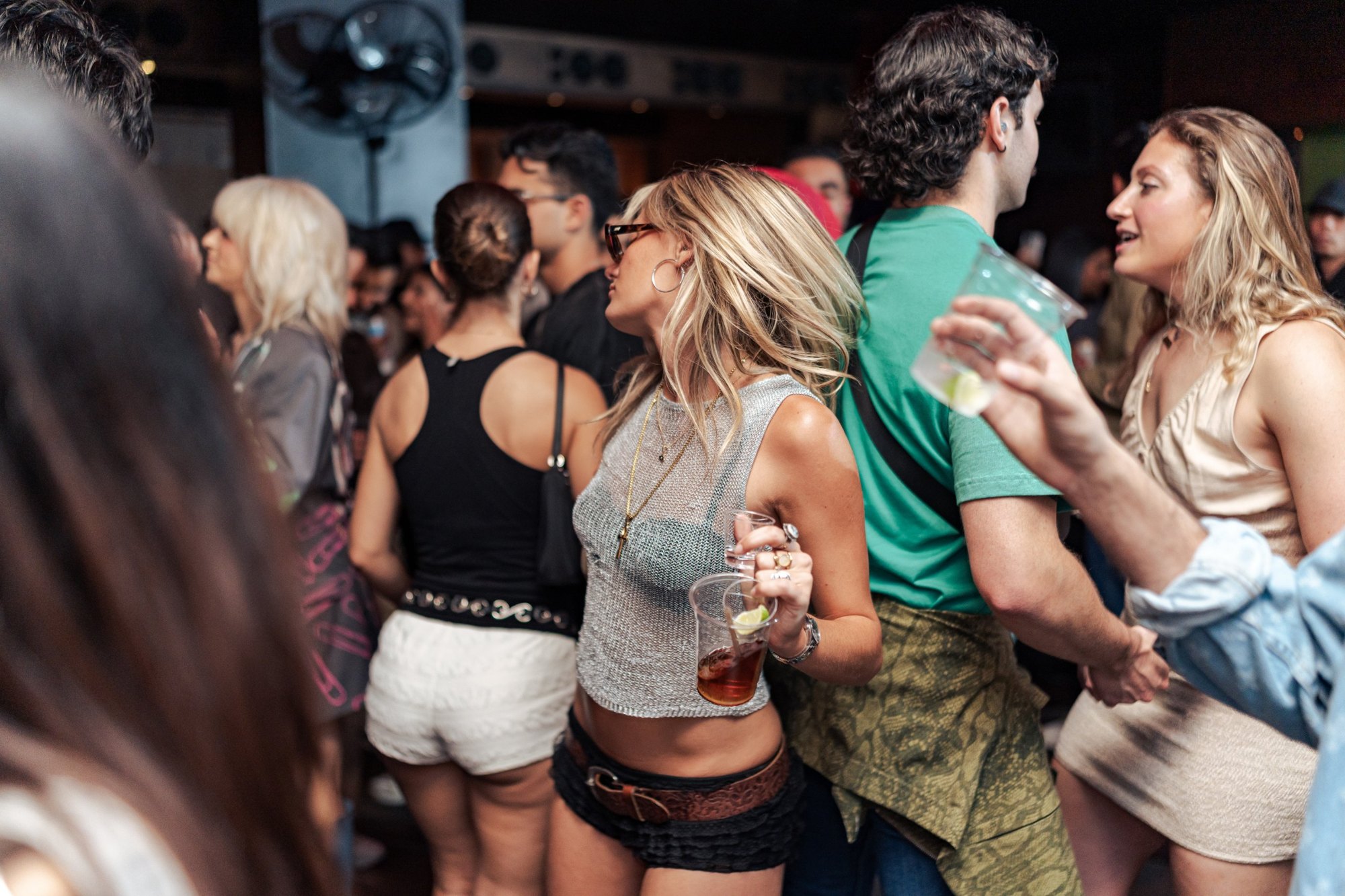 Guests dancing on the floor at Jolene Sound Room